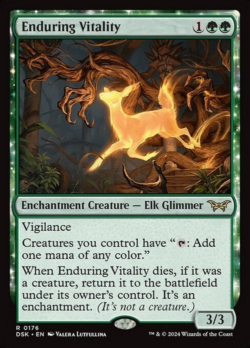 Enduring Vitality ~ Duskmourn [ NM ] [ Magic MTG ]