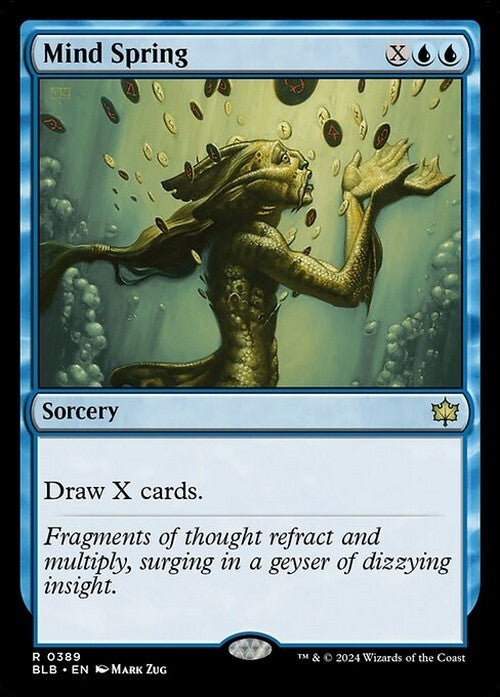 Mind Spring ~ Bloomburrow [ NM ] [ Magic MTG ]