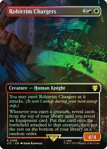 FOIL Rohirrim Chargers ~ Commander: Lord of the Rings [ NM ] [ MTG ]