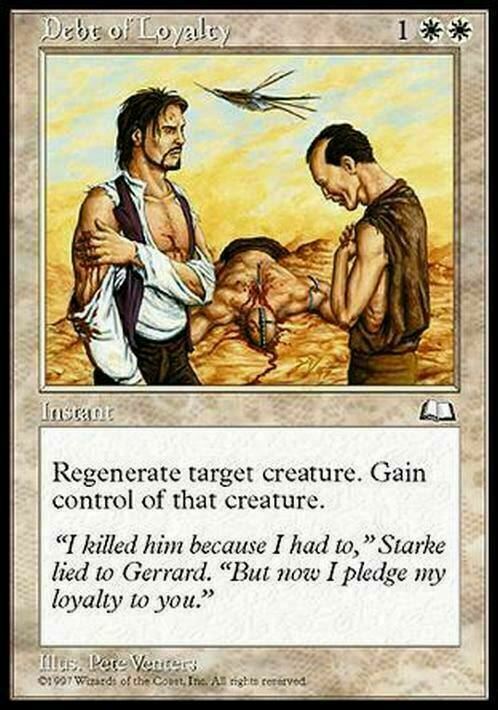 Debt of Loyalty ~ Weatherlight [ EX ] [ Magic MTG ]