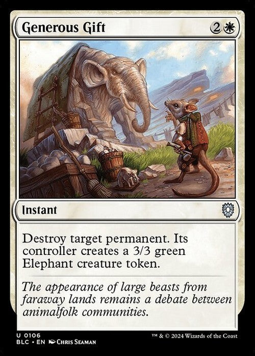 Generous Gift ~ Commander: Bloomburrow [ NM ] [ Magic MTG ]