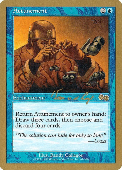Attunement (GOLD-BORDERED) ~ World Championship [ NM ] [ Magic MTG ]