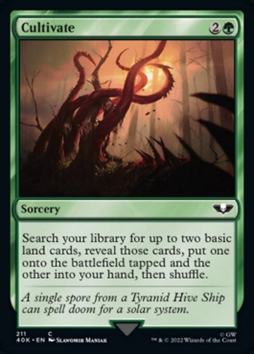 Cultivate ~ Commander: Warhammer 40,000 [ NM ] [ Magic MTG ]