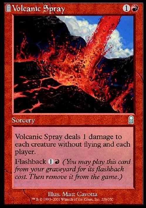 Volcanic Spray ~ Odyssey [ EX ] [ Magic MTG ]