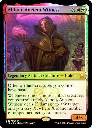 FOIL Alibou, Ancient Witness ~ Commander: Strixhaven [ NM ] [ Magic MTG ]