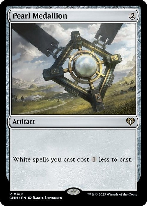 Pearl Medallion ~ Commander Masters [ NM ] [ Magic MTG ]