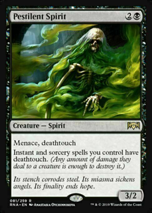 Pestilent Spirit ~ Ravnica Allegiance [ NM ] [ Magic MTG ]