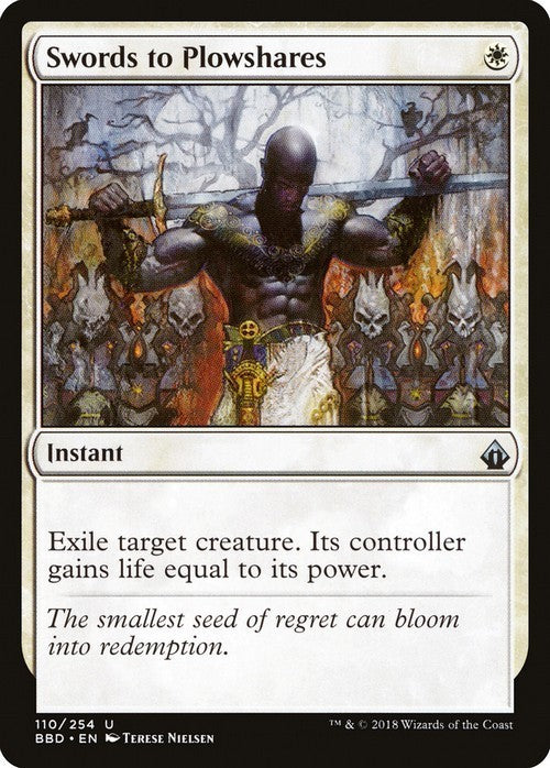 Swords to Plowshares ~ Battlebond [ EX ] [ Magic MTG ]