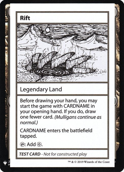 Rift ~ Mystery Booster Playtest Cards 2019 [ NM ] [ Magic MTG ]