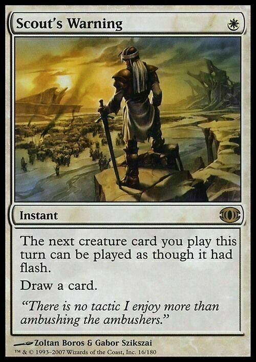 Scout's Warning ~ Future Sight [ EX ] [ Magic MTG ]