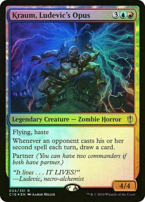 FOIL Kraum, Ludevic's Opus ~ Commander 2016 [ NM ] [ Magic MTG ]