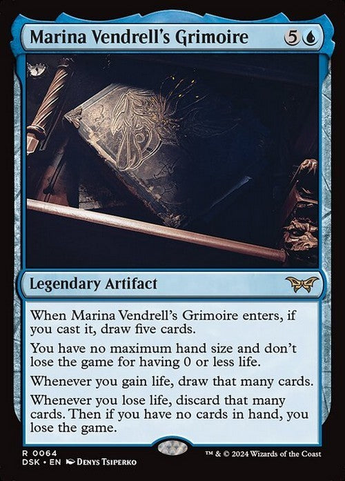 Marina Vendrell's Grimoire ~ Duskmourn [ NM ] [ Magic MTG ]