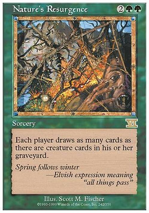 Nature's Resurgence ~ Sixth Edition [ EX ] [ Magic MTG ]