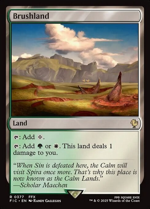 Brushland ~ Commander: Final Fantasy [ NM ] [ Magic MTG ]