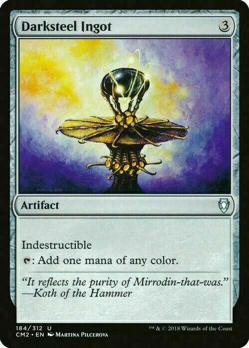 Darksteel Ingot ~ Commander Anthology 2 [ NM ] [ Magic MTG ]