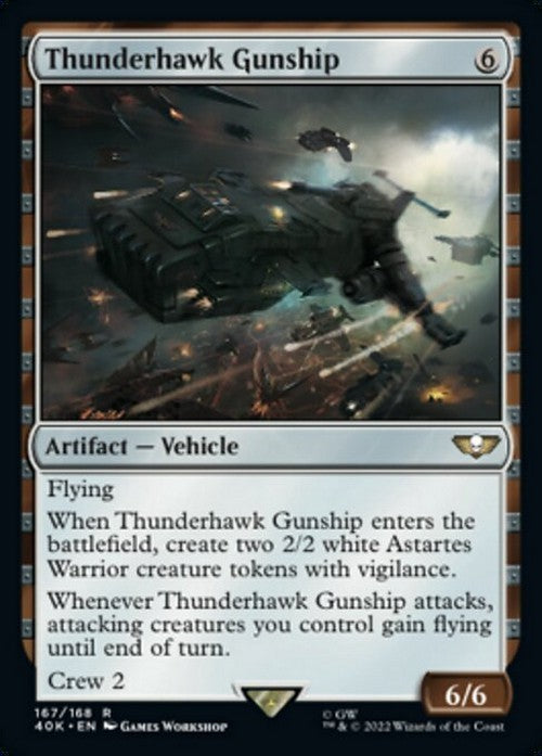 Thunderhawk Gunship ~ Commander: Warhammer 40,000 [ NM ] [ Magic MTG ]