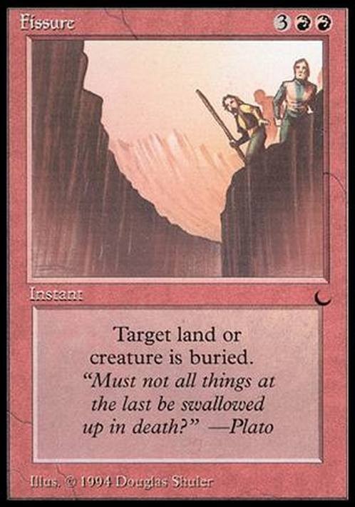 Fissure ~ The Dark [ EX ] [ Magic MTG ]