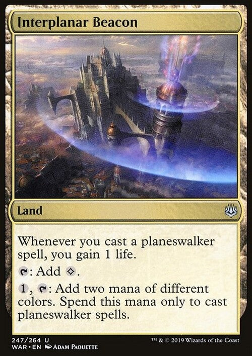 Interplanar Beacon ~ War of the Spark [ EX ] [ Magic MTG ]