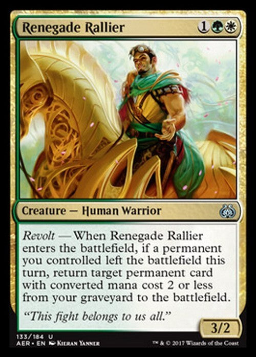 Renegade Rallier ~ Aether Revolt [ EX ] [ Magic MTG ]
