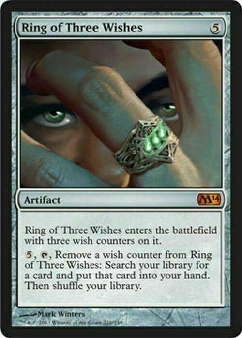 Ring of Three Wishes ~ Magic 2014 [ EX ] [ Magic MTG ]
