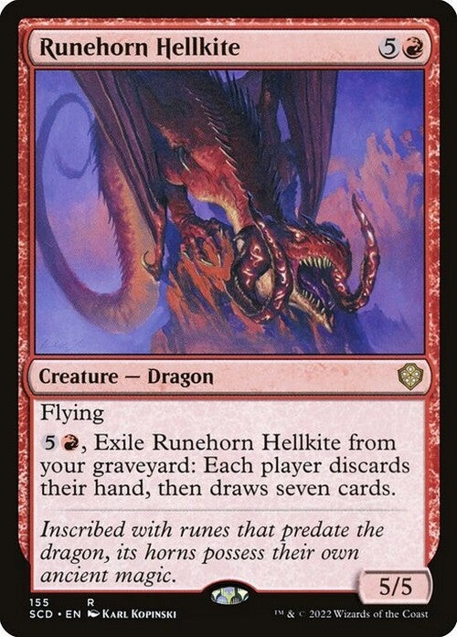 Runehorn Hellkite ~ Starter Commander [ NM ] [ Magic MTG ]