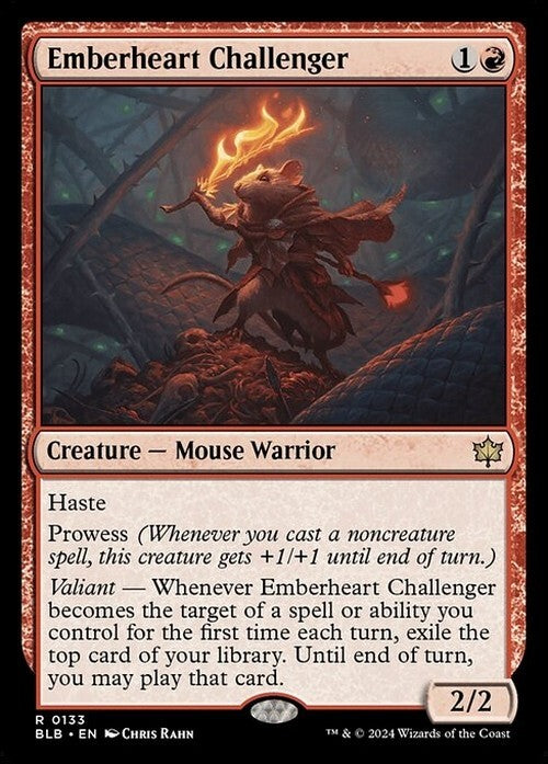 Emberheart Challenger ~ Bloomburrow [ NM ] [ Magic MTG ]