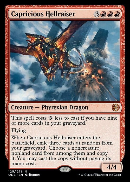Capricious Hellraiser ~ Phyrexia: All Will Be One [ NM ] [ Magic MTG ]