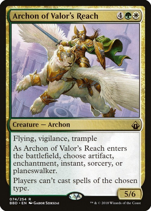 Archon of Valor's Reach ~ Battlebond [ EX ] [ Magic MTG ]