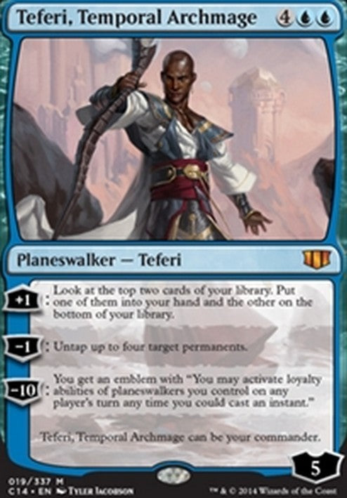 Teferi, Temporal Archmage ~ Commander 2014 [ EX ] [ Magic MTG ]