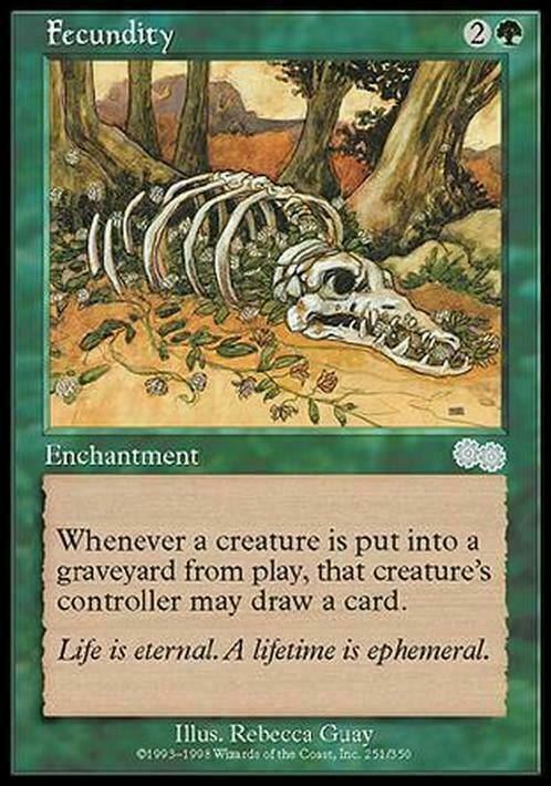 Fecundity ~ Urza's Saga [ EX ] [ Magic MTG ]