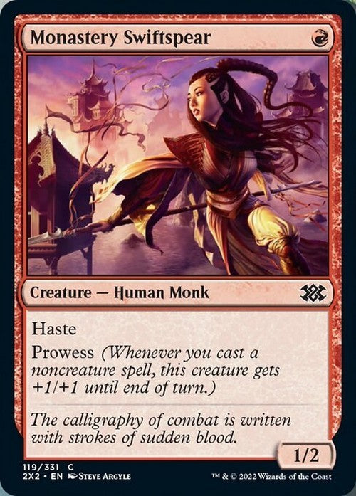 Monastery Swiftspear ~ Double Masters 2022 [ NM ] [ Magic MTG ]