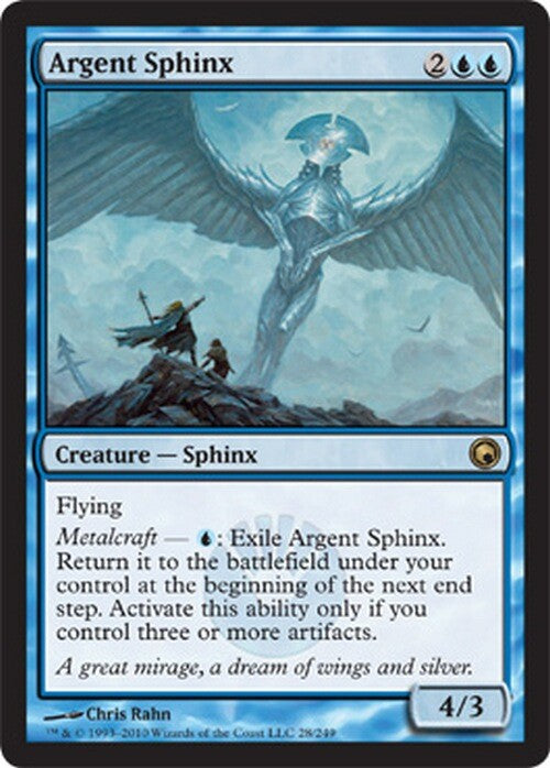 Argent Sphinx ~ Scars of Mirrodin [ EX ] [ Magic MTG ]