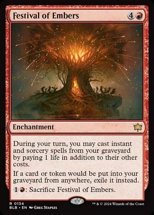Festival of Embers ~ Bloomburrow [ NM ] [ Magic MTG ] - London Magic Traders Ltd