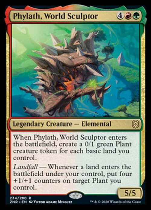 Phylath, World Sculptor ~ Zendikar Rising [ NM ] [ MTG ]