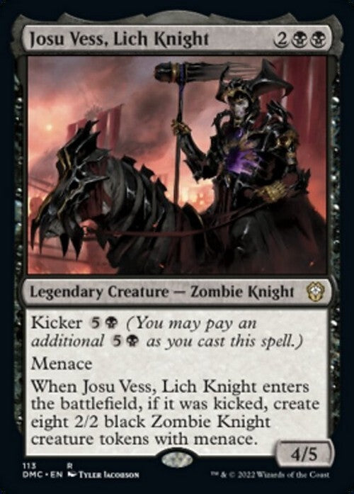 Josu Vess, Lich Knight ~ Commander: Dominaria United [ NM ] [ Magic MTG ]