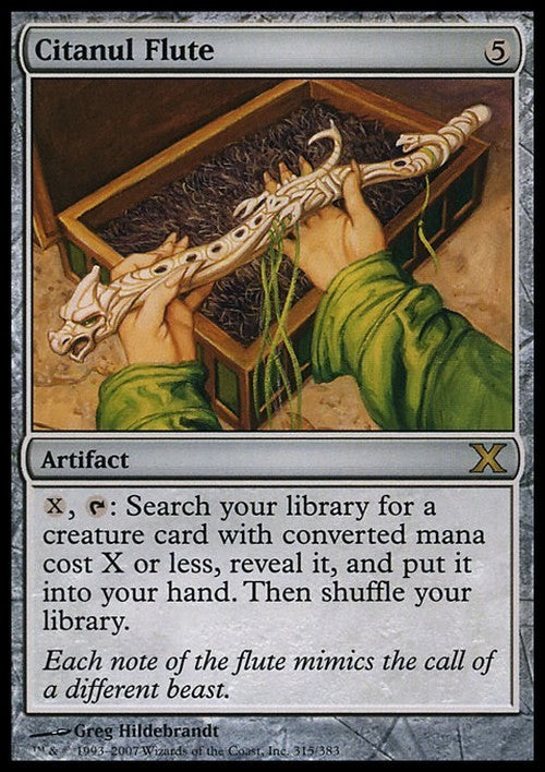 Citanul Flute ~ Tenth Edition [ EX ] [ Magic MTG ]