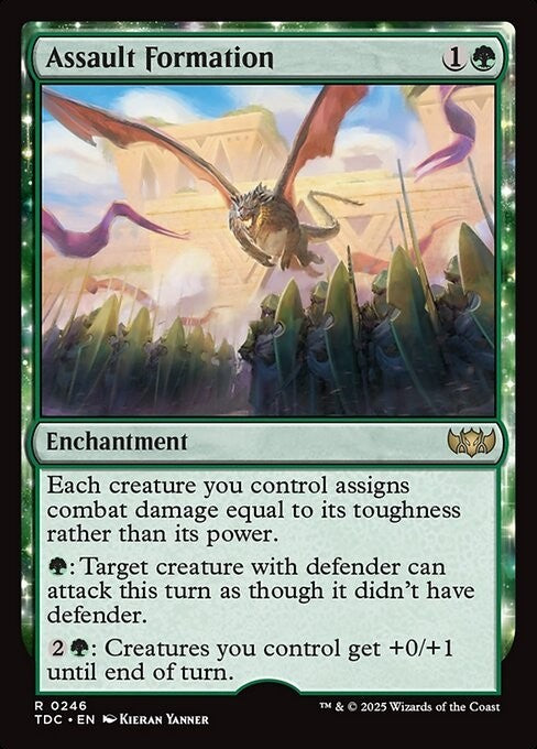 Assault Formation ~ Commander: Tarkir: Dragonstorm [ NM ] [ Magic MTG ]