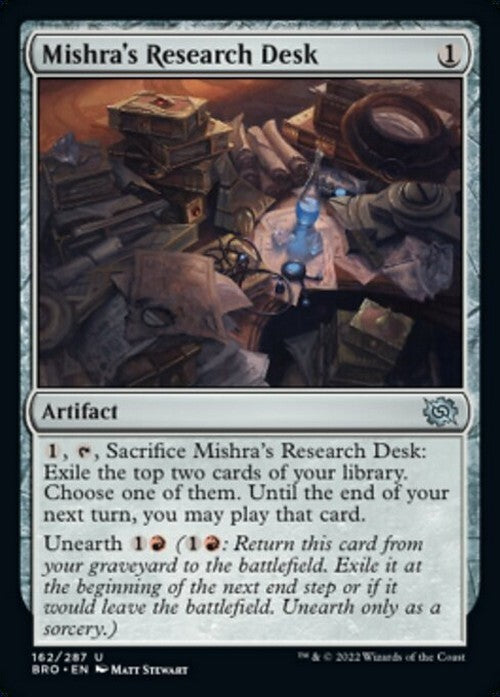 Mishra's Research Desk ~ The Brothers' War [ NM ] [ Magic MTG ]