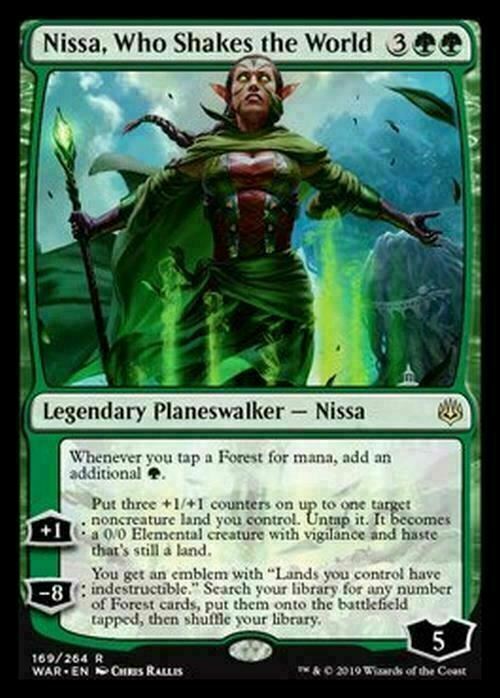 Nissa, Who Shakes the World ~ War of the Spark [ EX ] [ Magic MTG ]