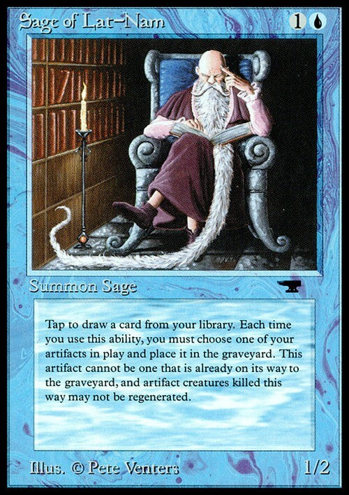 Sage of Lat-Nam ~ Antiquities [ PLAYED ] [ Magic MTG ]