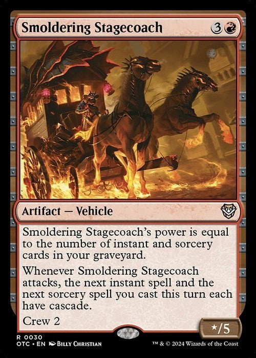 Smoldering Stagecoach ~ Commander: Outlaws of Thunder Junction [ NM ] [ MTG ]