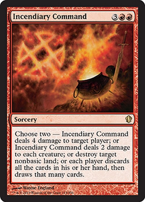 Incendiary Command ~ Commander 2013 [ EX ] [ Magic MTG ]