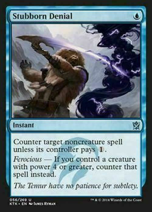 Stubborn Denial ~ Khans of Tarkir [ EX ] [ Magic MTG ]