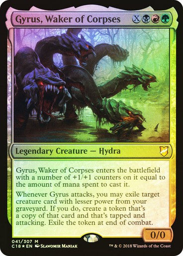 FOIL Gyrus, Waker of Corpses ~ Commander 2018 [ EX ] [ Magic MTG ]