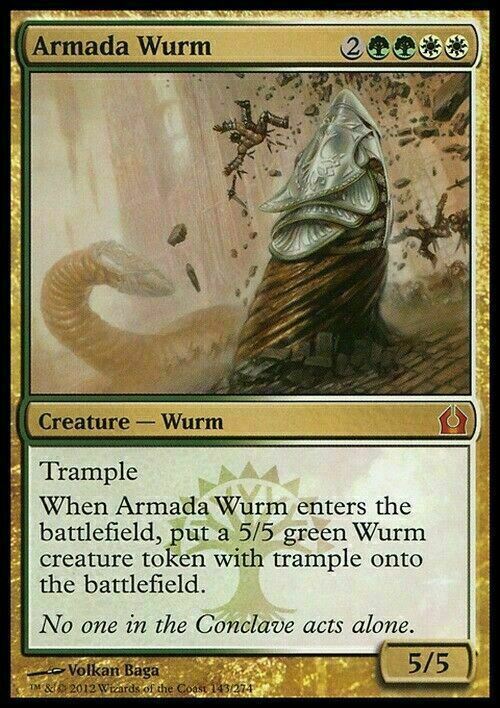 Armada Wurm ~ Return to Ravnica [ EX ] [ Magic MTG ]
