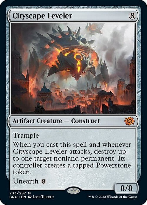 Cityscape Leveler ~ The Brothers' War [ NM ] [ Magic MTG ]