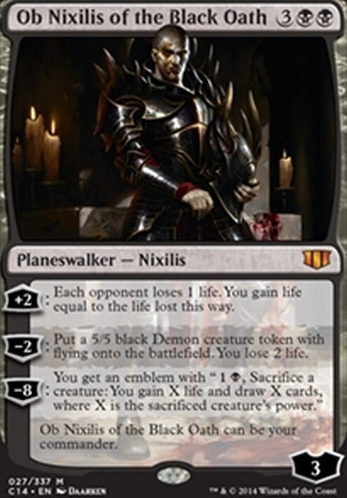 Ob Nixilis of the Black Oath ~ Commander 2014 [ EX ] [ Magic MTG ]