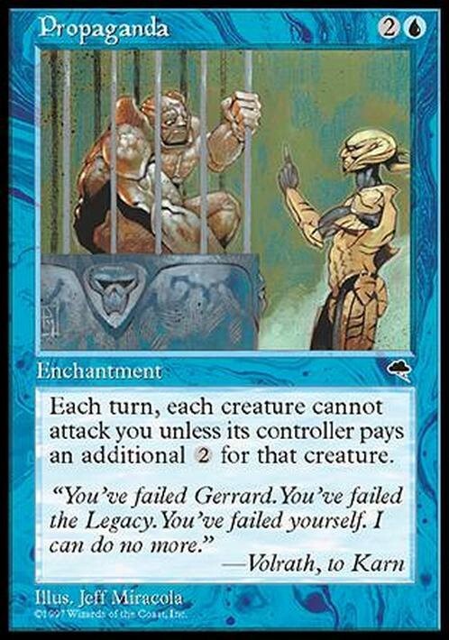 Propaganda ~ Tempest [ EX ] [ Magic MTG ]
