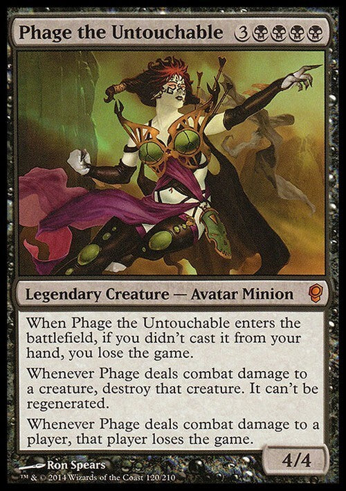 Phage the Untouchable ~ Conspiracy 1 [ EX ] [ Magic MTG ]