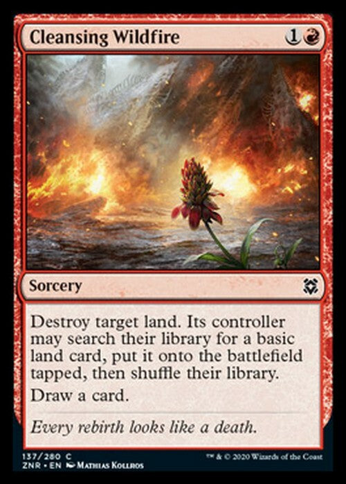 Cleansing Wildfire ~ Zendikar Rising [ NM ] [ MTG ]